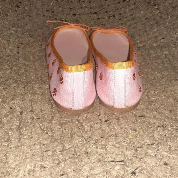 JENNY WALTON X PRETTY BALLERINAS-Pink/Orange-Swarovski Crystals-Sz 37.5-NWOB - Picture 5 of 8